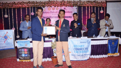 Installation Ceremony of Interact Club of Ryan International Rainbow - Ryan International School, Jalna Installation Ceremony of Interact Club of Ryan International Rainbow - Ryan International School, Jalna